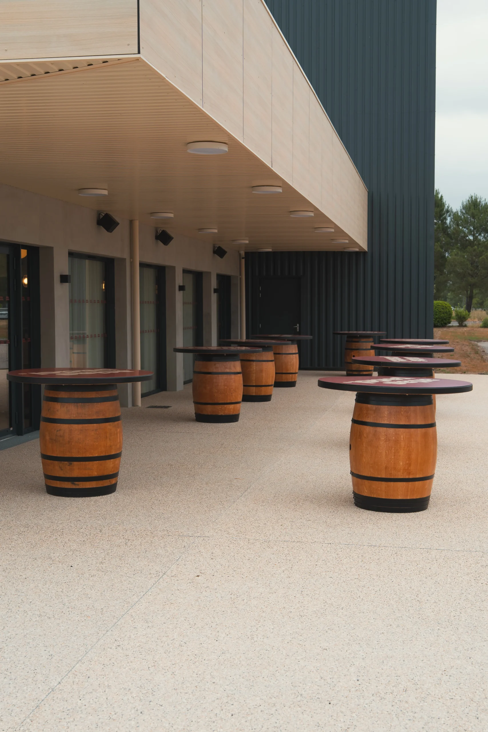 Salle de restaurant pour séminaires et événements d'entreprise au club Atlas Padel, Landes